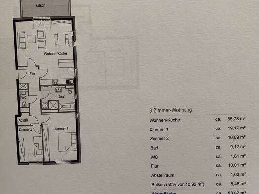 Wohnung zur Miete 1.565 € 3 Zimmer 93,7 m² Geschoss 1/4 frei ab 14.02.2026 Wentorf bei Hamburg 21465