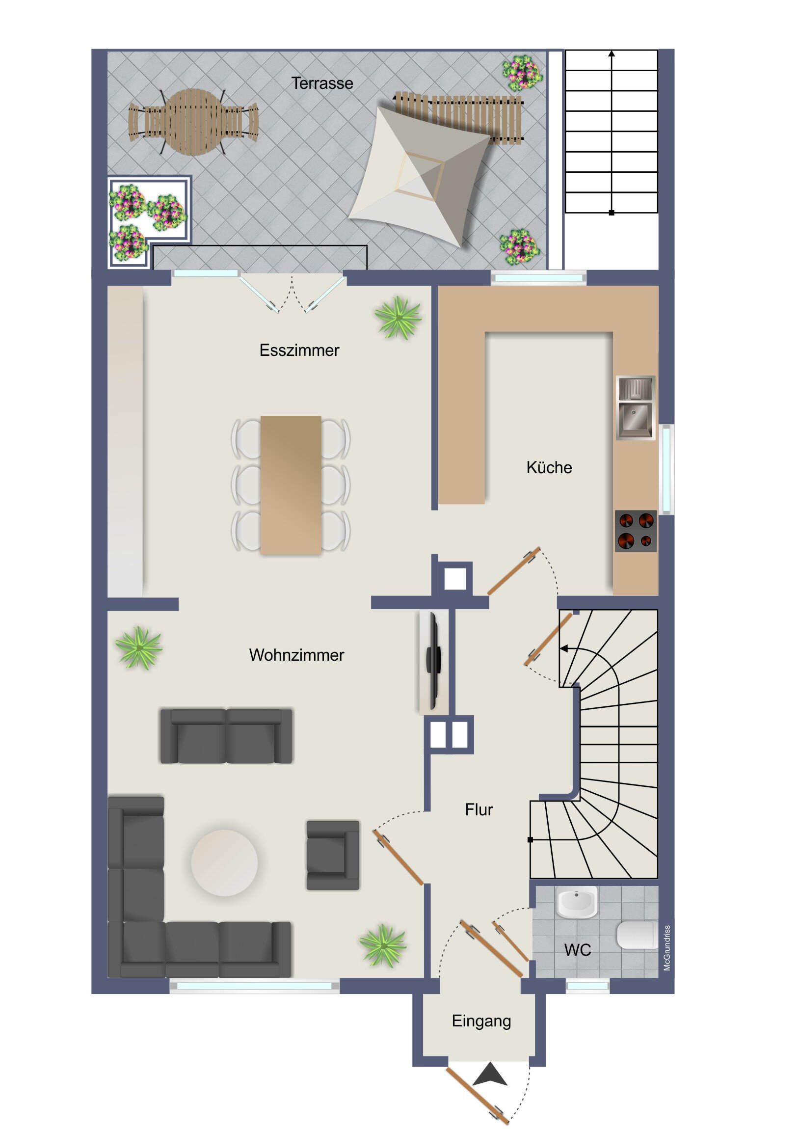 Reihenendhaus zum Kauf 230.000 € 4,5 Zimmer 88 m²<br/>Wohnfläche 187 m²<br/>Grundstück Freudenstadt Freudenstadt 72250