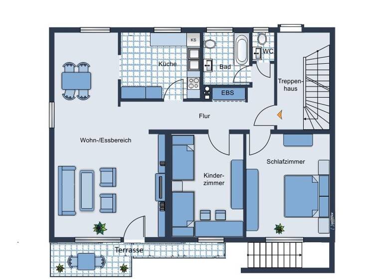 Doppelhaushälfte zum Kauf 369.000 € 6 Zimmer 177,6 m² 540 m² Grundstück Sickershausen Kitzingen / Sickershausen 97318