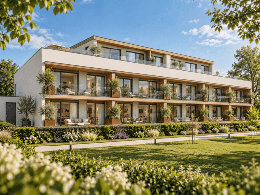 Wohnung zum Kauf - Erstbezug 299.000 € 4 Zimmer 80 m² Wohnbach Wölfersheim 61200
