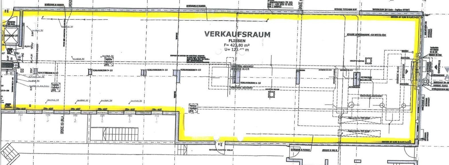 Ladenfläche zur Miete 422,5 m²<br/>Verkaufsfläche Salzburg Salzburg 5020