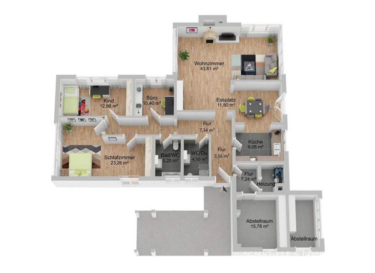 Bungalow zum Kauf 399.000 € 4 Zimmer 128 m² 1.160 m² Grundstück Harsefeld 21698