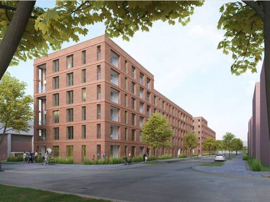 Wohnung zur Miete - Erstbezug nur mit Wohnberechtigungsschein 653 € 3 Zimmer 69,9 m² 3. Geschoss frei ab 01.04.2026 Mesterkamp 42 Barmbek-Süd Hamburg 22083