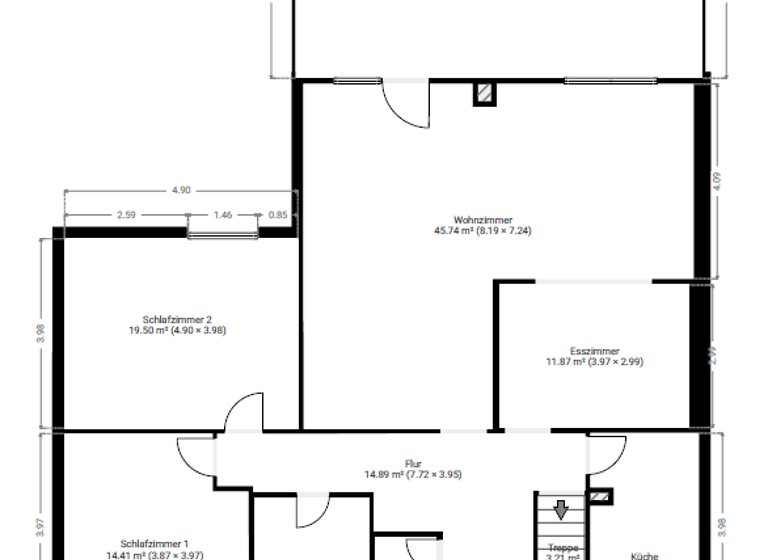 Reihenmittelhaus zum Kauf 388.000 € 3 Zimmer 140 m² 343 m² Grundstück Bieber Offenbach am Main 63073