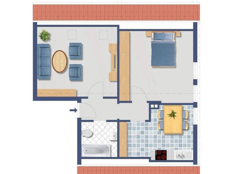 Wohnung zum Kauf provisionsfrei 99.500 € 3 Zimmer 53,2 m² 3. Geschoss Borbecker Straße 256 Borbeck-Mitte Essen 45355