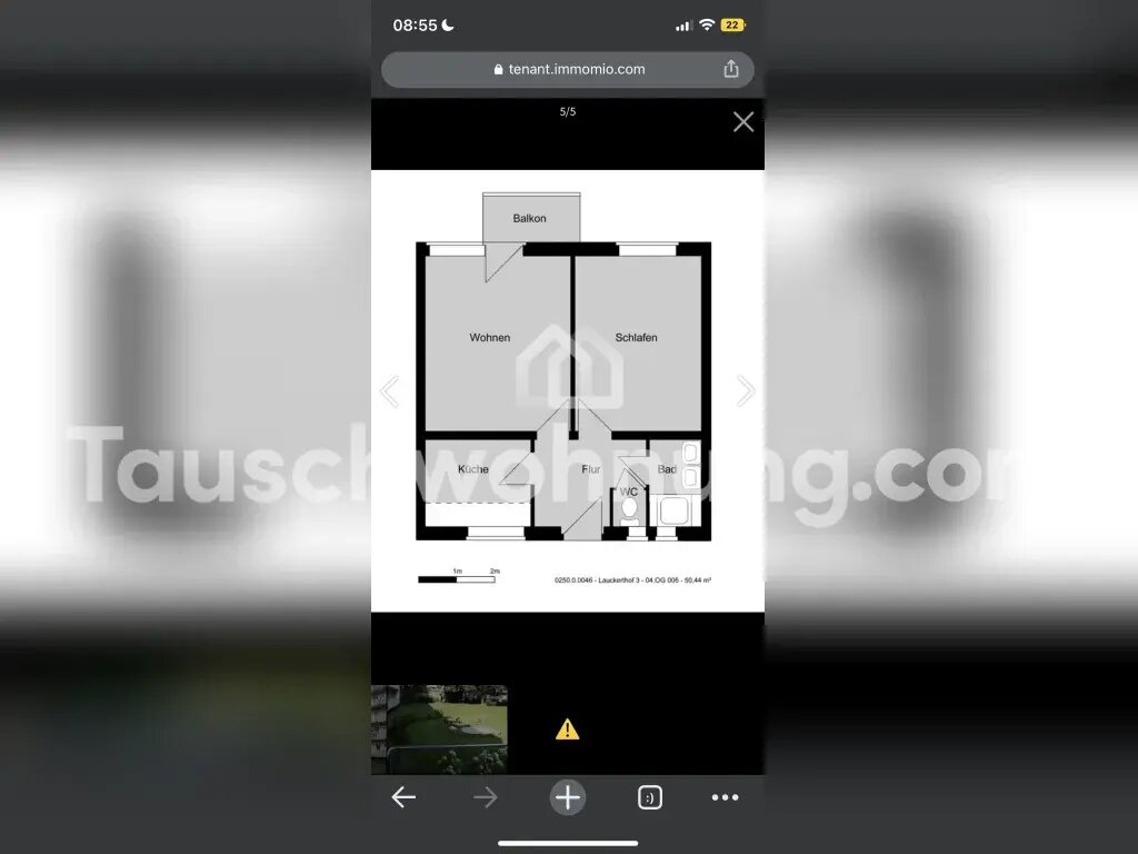 Wohnung zur Miete Tauschwohnung 350 € 2 Zimmer 51 m²<br/>Wohnfläche 4.<br/>Geschoss Stöcken Hannover 30419