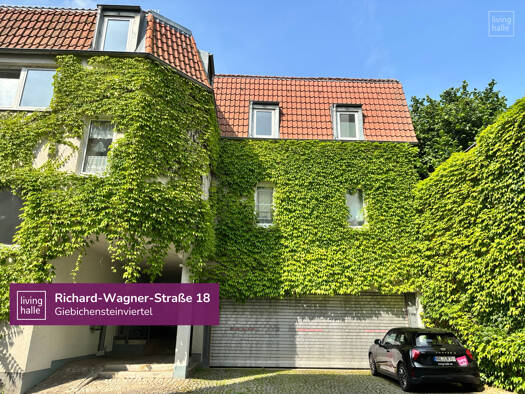 Wohnung zur Miete 514 € 2 Zimmer 61,2 m² 2. Geschoss Richard-Wagner-Straße 18 Giebichenstein Halle 06114