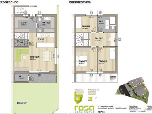 Reihenmittelhaus zum Kauf - Erstbezug 472.124 € 4 Zimmer 118,2 m² Bad Mitterndorf 8983