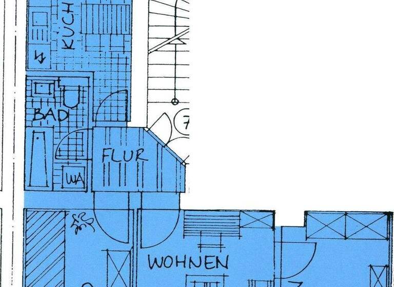 Studio zur Miete 350 € 3 Zimmer 62,8 m² 2. Geschoss Cranachstraße 6 Lutherviertel Chemnitz 09126