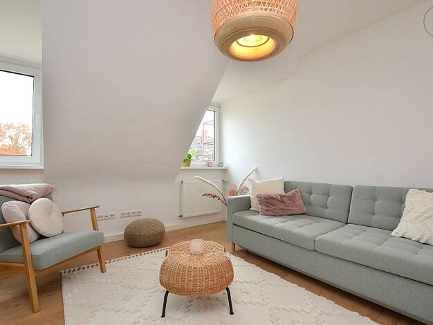 Wohnung zur Miete auf Zeit 1.195 € 2 Zimmer 52 m² frei ab sofort Sanderau Würzburg 97072
