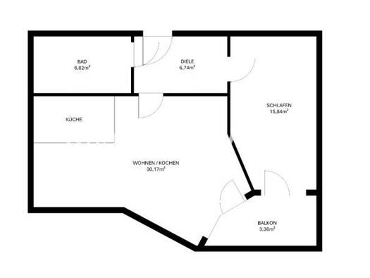 Wohnung zur Miete Tauschwohnung 1.200 € 2 Zimmer 65 m² 1. Geschoss Sendling München 81371