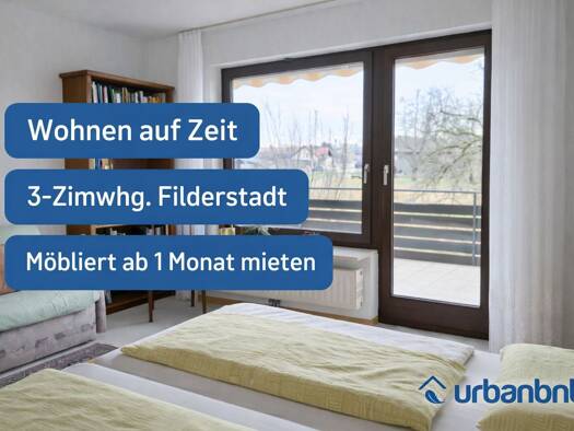 Wohnung zur Miete auf Zeit 1.450 € 3 Zimmer 90 m² frei ab sofort Rötlenstraße Sielmingen Filderstadt 70794