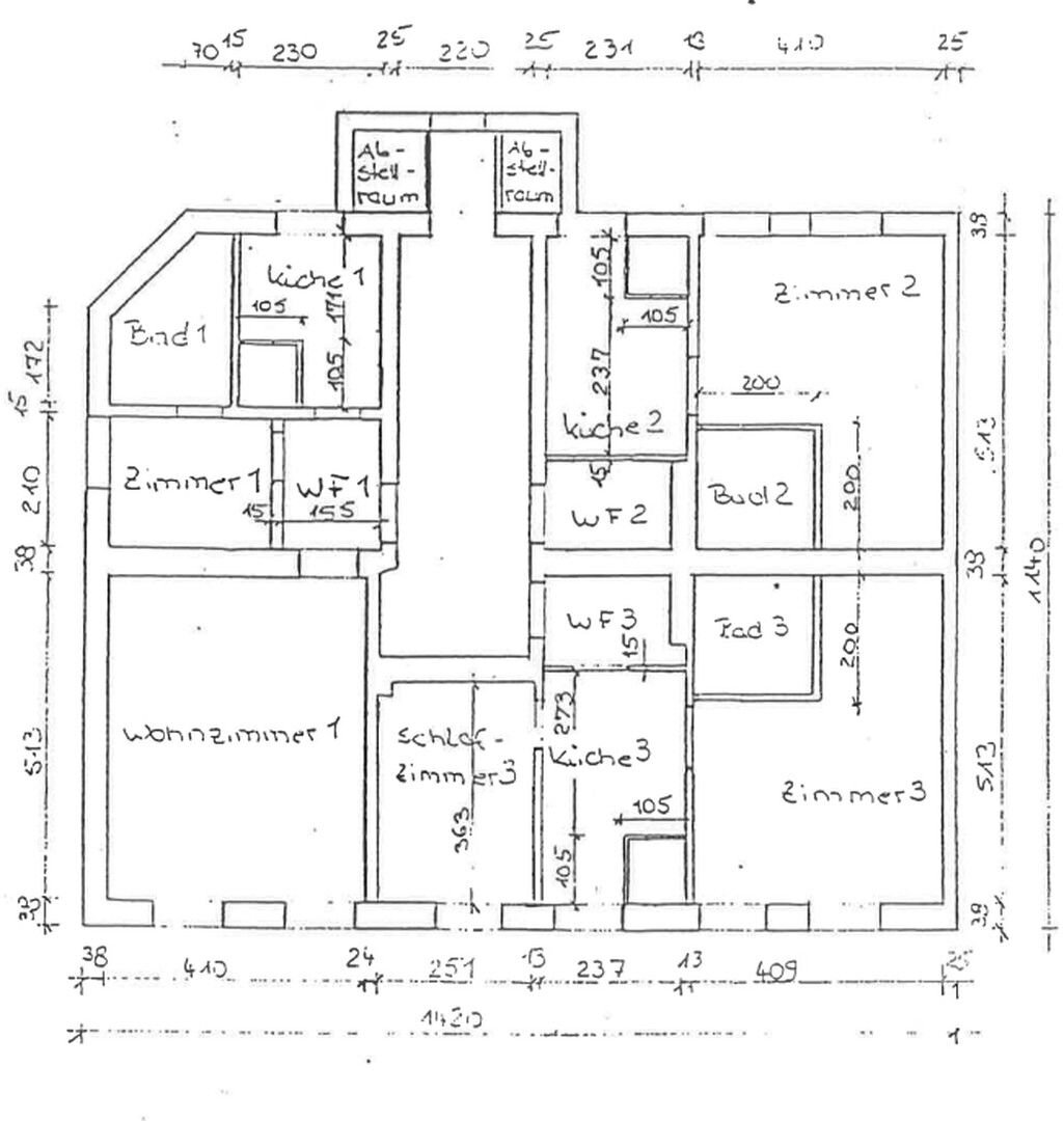 Wohnung zur Miete 400 € 1 Zimmer 33 m²<br/>Wohnfläche EG<br/>Geschoss Potsdamer Str. 39 Luckenwalde Luckenwalde 14943