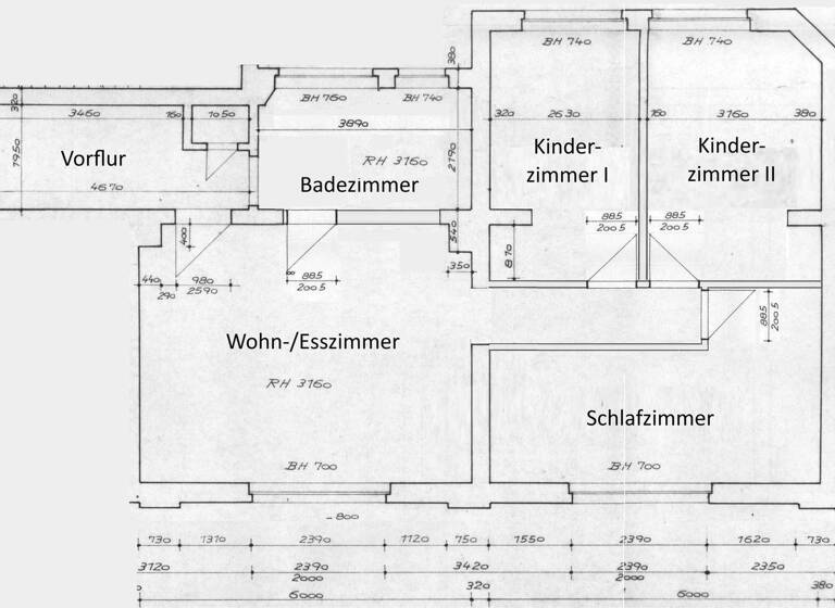 Wohnung zur Miete 825 € 4 Zimmer 92 m² EG Eisenbahnstr.11 Güstrow 18273