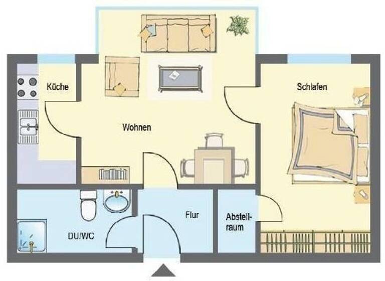 Wohnung zum Kauf 330.000 € 4 Zimmer 92,7 m²<br/>Wohnfläche 3.<br/>Geschoss Dürrenhofstraße 50 St Peter Nürnberg 90478