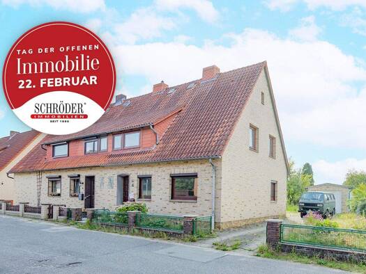 Doppelhaushälfte zum Kauf 349.000 € 6 Zimmer 106 m² 815 m² Grundstück Heimstraße 16 Stelle 21435