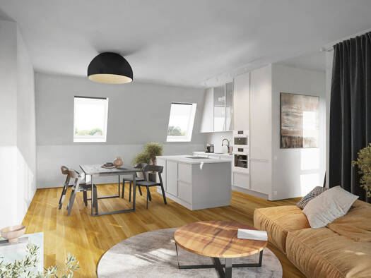 Wohnung zum Kauf - Erstbezug provisionsfrei 285.000 € 1 Zimmer 31,3 m² 3. Geschoss frei ab 30.06.2026 Dieburger Straße 12D Fechenheim Frankfurt am Main 60386