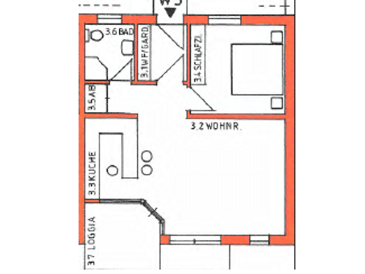 Wohnung zur Miete 975 € 2 Zimmer 61 m² Geschoss 2/3 frei ab 01.10.2026 Müllheim Müllheim 79379
