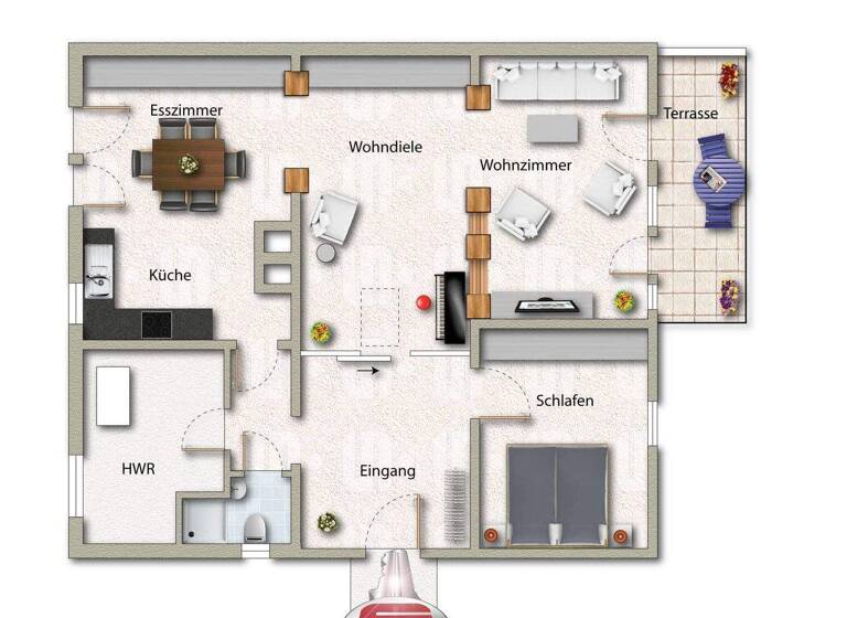 Wohnung zum Kauf 229.000 € 2 Zimmer 95 m² Helldiek Bassum 27211