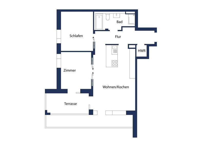Terrassenwohnung zur Miete 1.490 € 3 Zimmer 85 m² Travemünde Lübeck 23570