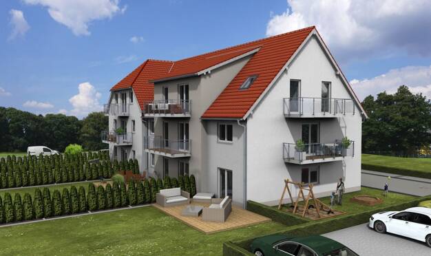 Wohnung zum Kauf provisionsfrei 238.900 € 2 Zimmer 54,3 m² Dachgeschoss, 2. Geschoss Schlesienstr. 14 Neustadt Neustadt an der Aisch 91413
