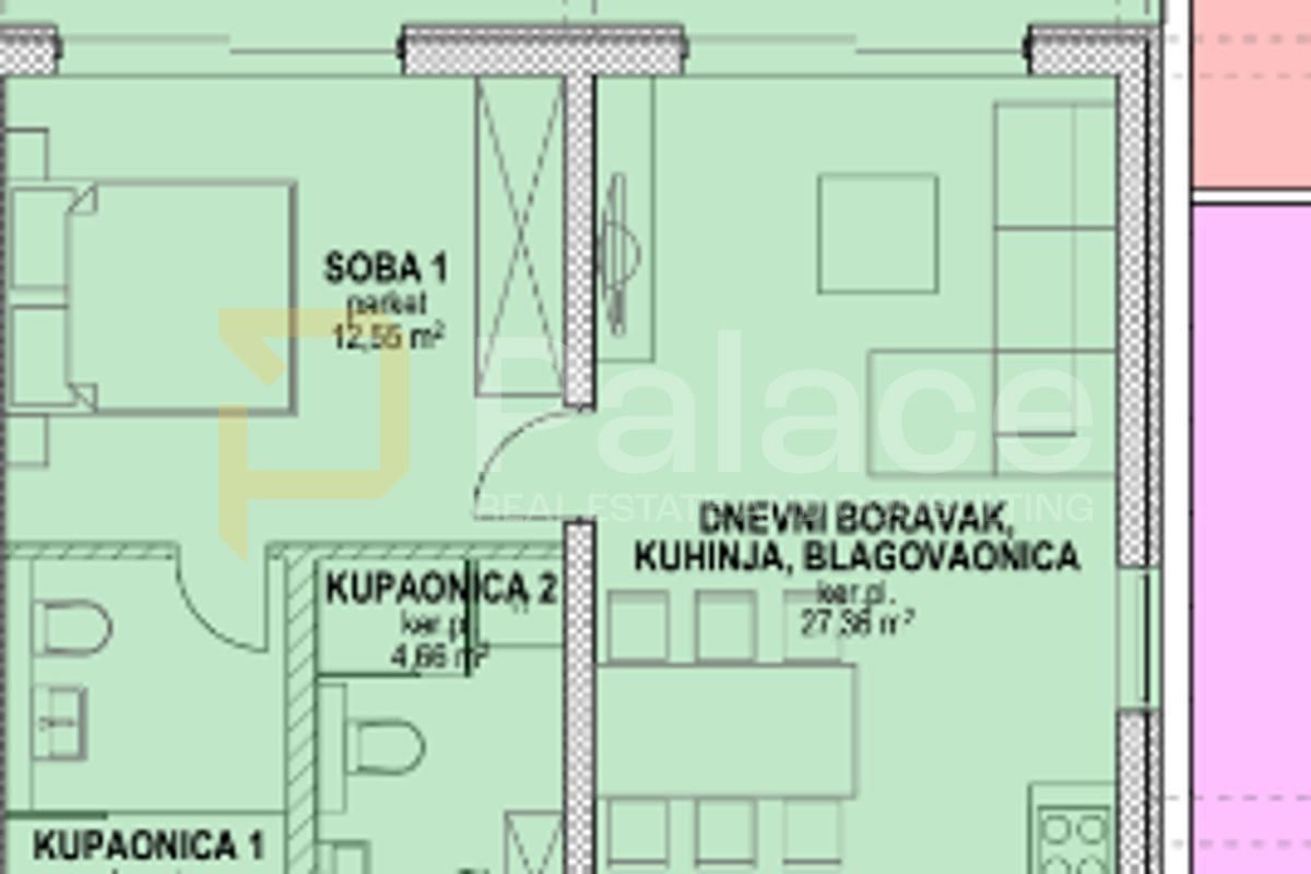 Wohnung zum Kauf 312.800 € 3 Zimmer 99 m²<br/>Wohnfläche Povljana center