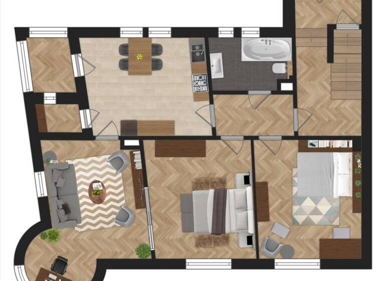 Wohnung zur Miete 530 € 3 Zimmer 76,1 m² Schleiz 07907