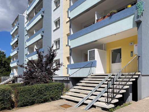 Wohnung zur Miete 369 € 3 Zimmer 56 m² 3. Geschoss frei ab sofort Joachimstalerstraße 5 Silberhöhe Halle (Saale) 06132