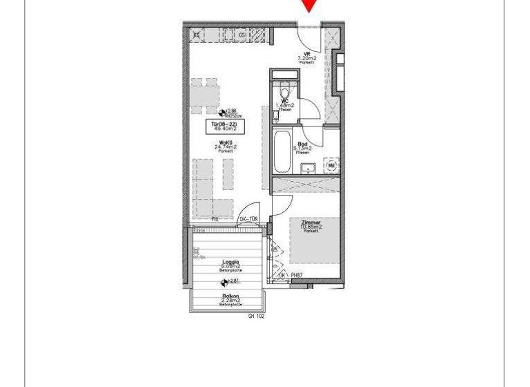 Wohnung zum Kauf - Erstbezug 445.300 € 2 Zimmer 49,4 m² EG Auhofstraße Wien 1130