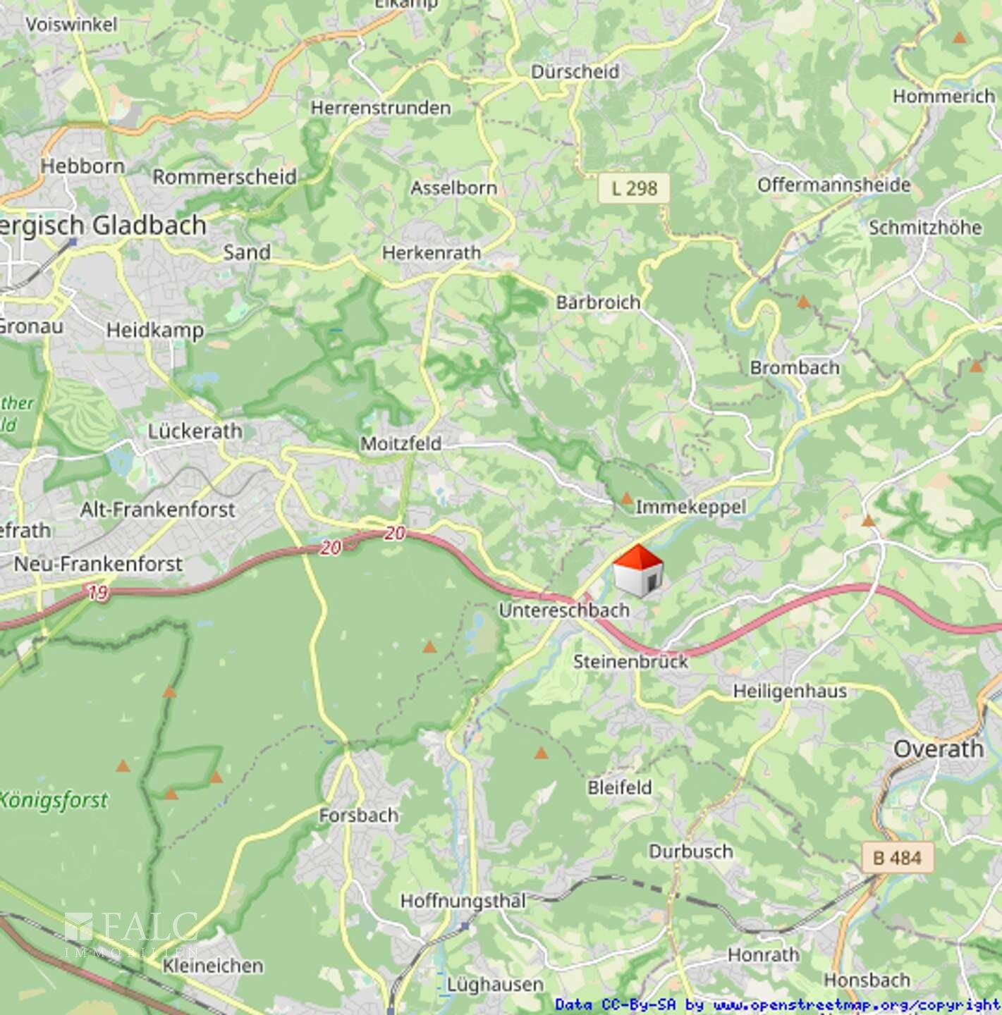 Freizeitgrundstück zum Kauf 289.000 € 931 m²<br/>Grundstück Steinenbrück Overath 51491