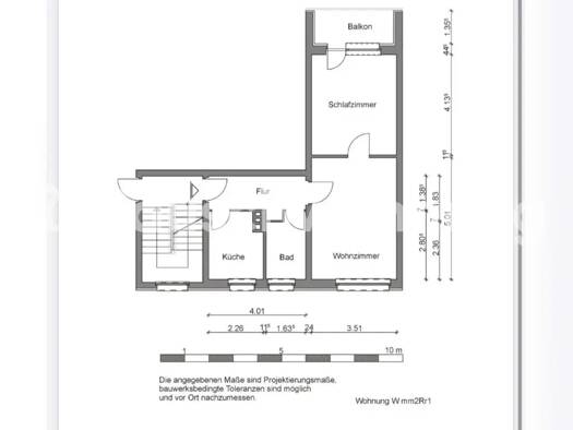 Wohnung zur Miete Tauschwohnung 380 € 2 Zimmer 49 m² 3. Geschoss Reutershagen West 18069