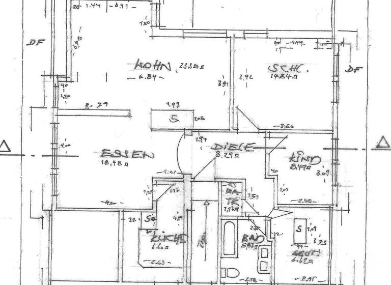 Wohnung zur Miete 600 € 3 Zimmer 93 m² frei ab 01.05.2026 Hopfengarten 5 Mühlbach Neuenstein 36286