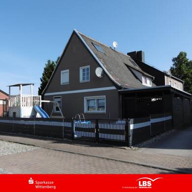 Doppelhaushälfte zum Kauf 116.000 € 8 Zimmer 120 m² 265 m² Grundstück Abtsdorf Lutherstadt Wittenberg 06888