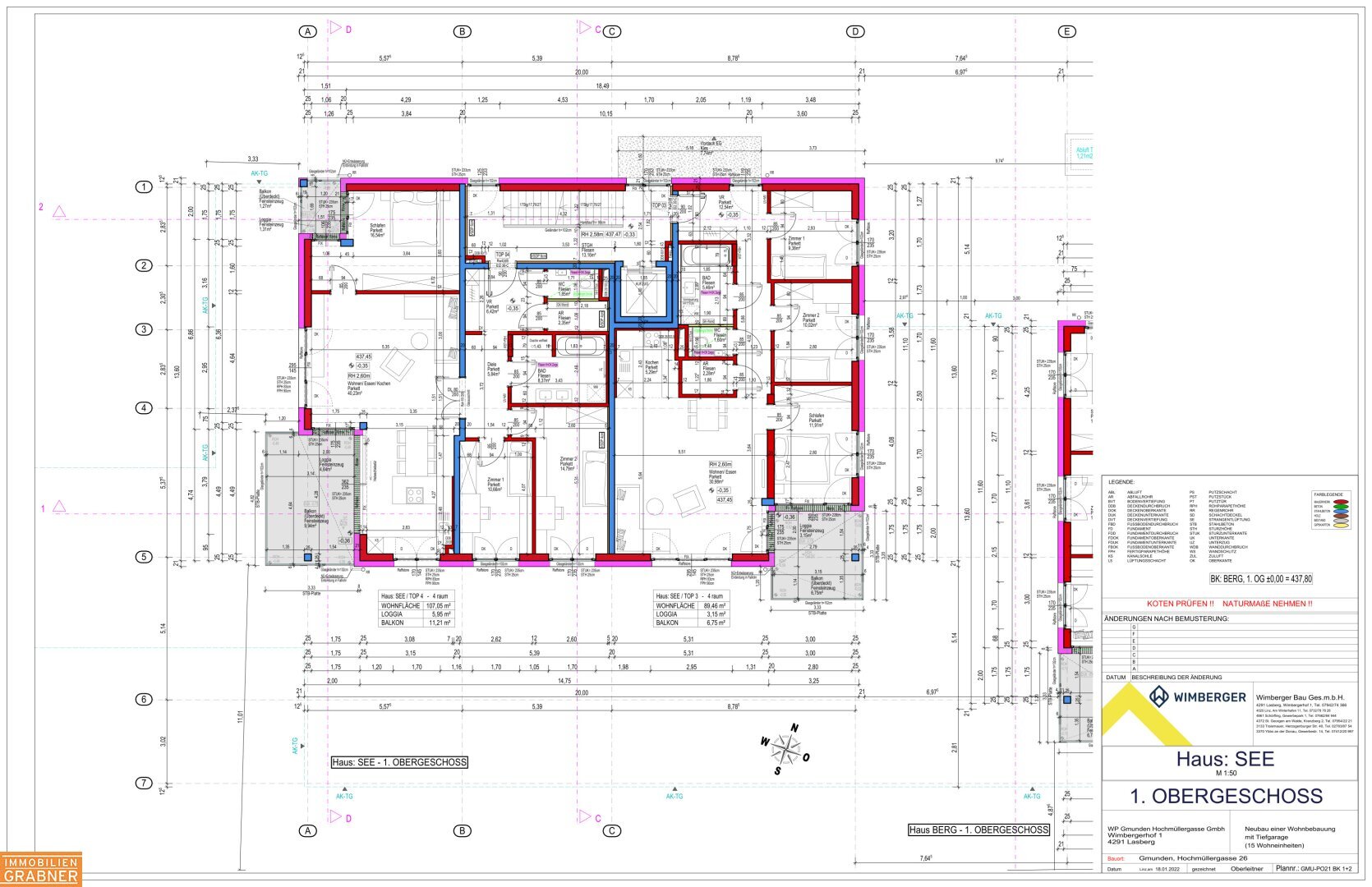 Wohnung zum Kauf 998.500 € 4,5 Zimmer 1.<br/>Geschoss Gmunden 4810