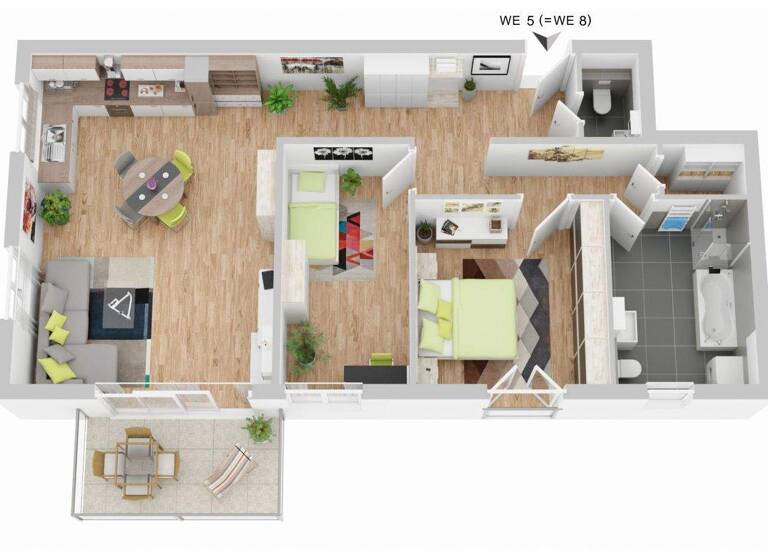 Wohnung zum Kauf - Erstbezug provisionsfrei 469.000 € 3 Zimmer 93,8 m² 1. Geschoss Steinen 79585