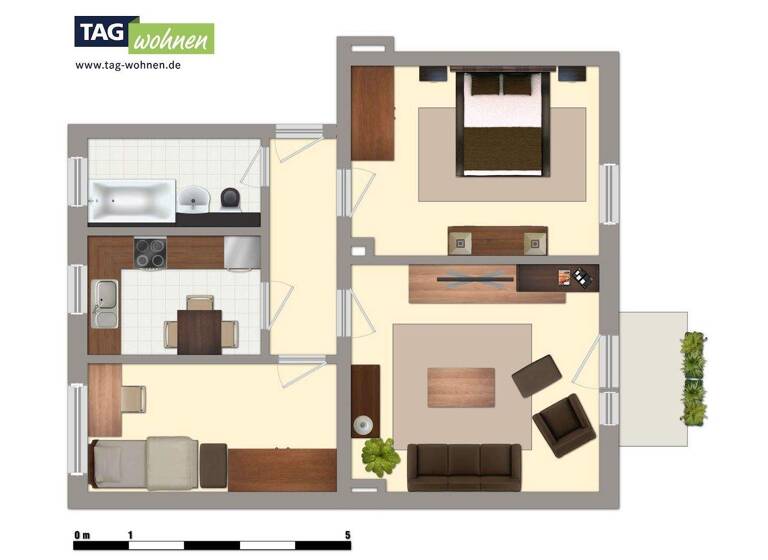 Wohnung zur Miete 341 € 3 Zimmer 60,8 m² 3. Geschoss Prager Str. 4 Zeitz 06712