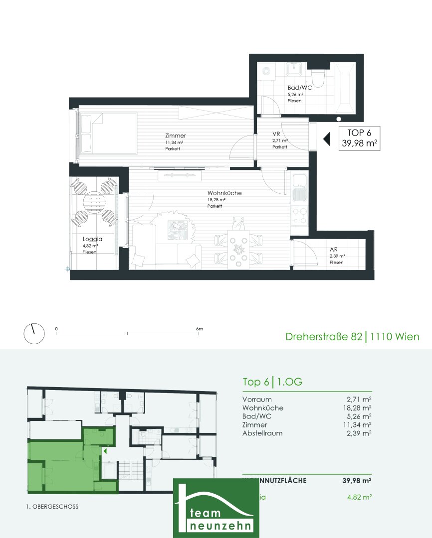 Wohnung zum Kauf 257.007 € 2 Zimmer 39,3 m²<br/>Wohnfläche 1.<br/>Geschoss Dreherstraße 82 Wien 1110