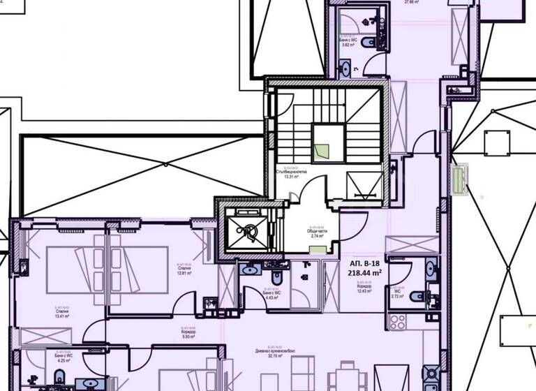 Studio zum Kauf 429.166 € 5 Zimmer 218,4 m² Sofia