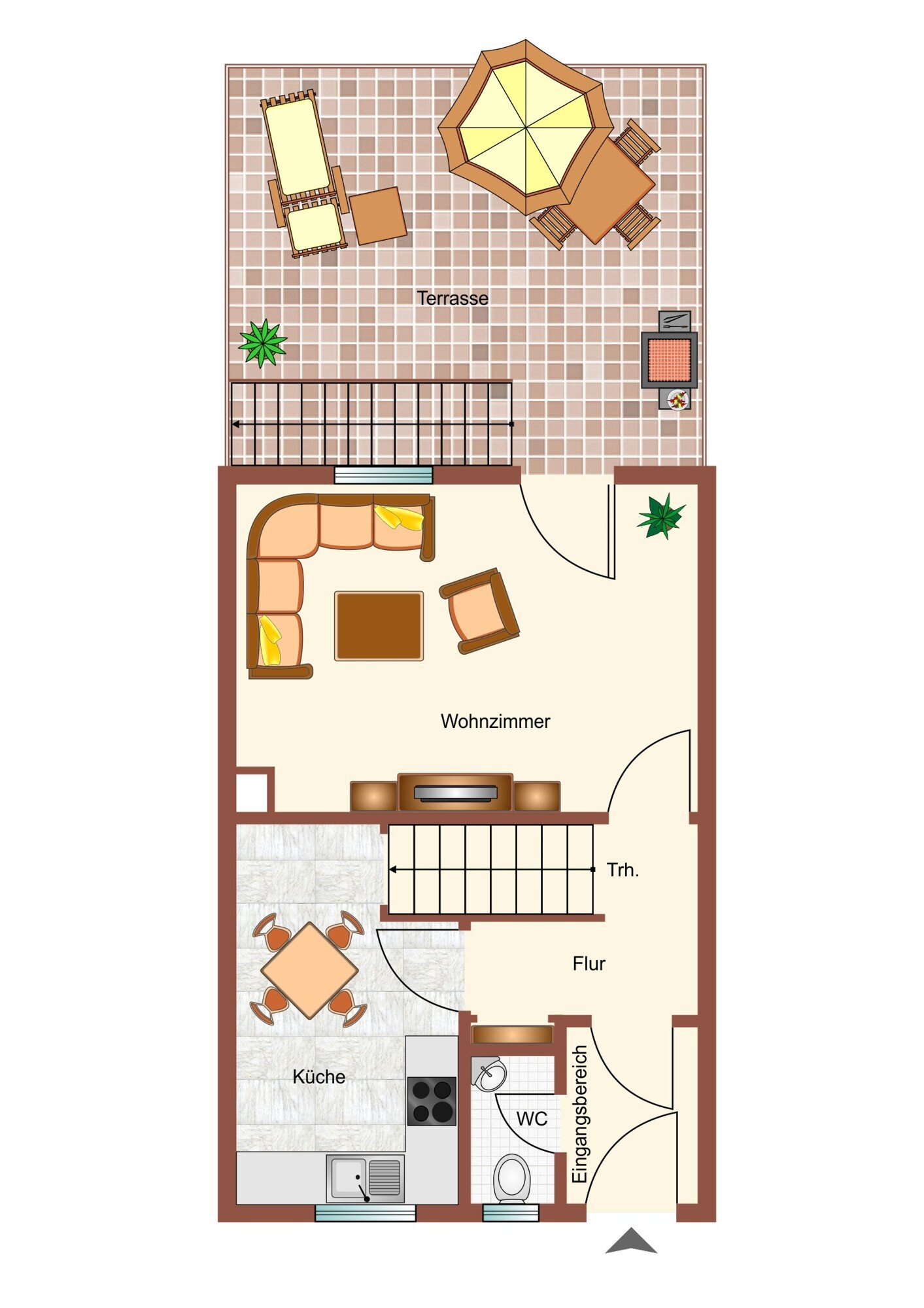 Reihenendhaus zum Kauf 450.000 € 5 Zimmer 135 m²<br/>Wohnfläche 430 m²<br/>Grundstück Römerschanze Reutlingen 72760