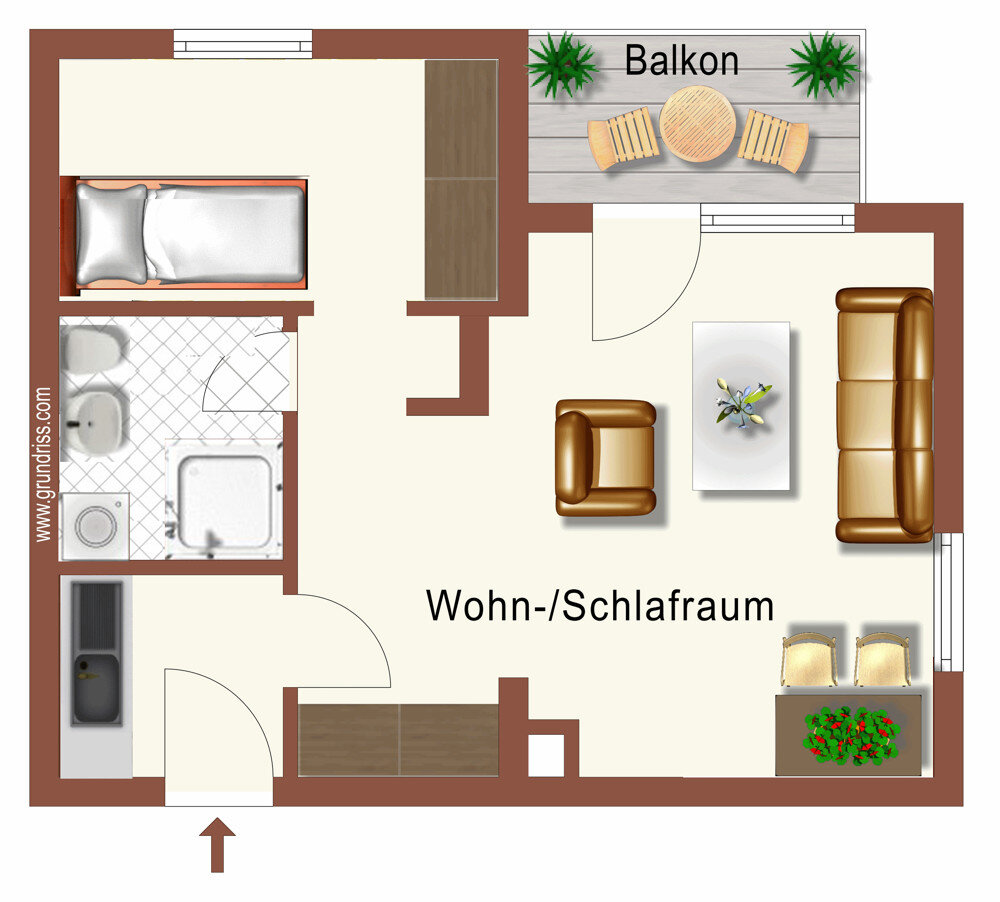 Wohnung zur Miete 400 € 1,5 Zimmer 38,4 m²<br/>Wohnfläche 5.<br/>Geschoss 01.01.2025<br/>Verfügbarkeit Neumarkt Neumarkt 92318