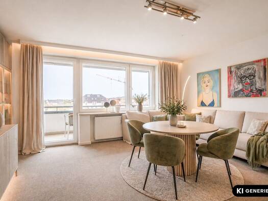 Wohnung zum Kauf 460.000 € 2,5 Zimmer 48 m² 3. Geschoss Westerland Sylt 25980