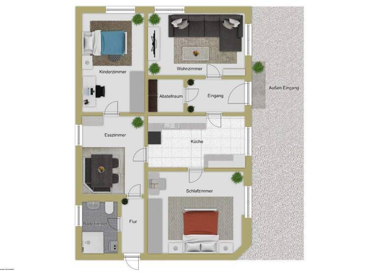 Wohnung zum Kauf 219.000 € 4 Zimmer 85 m² Weingarten 88250