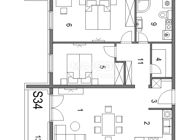 Wohnung zum Kauf 222.090 € 3 Zimmer 2. Geschoss Klinca Sela 10450