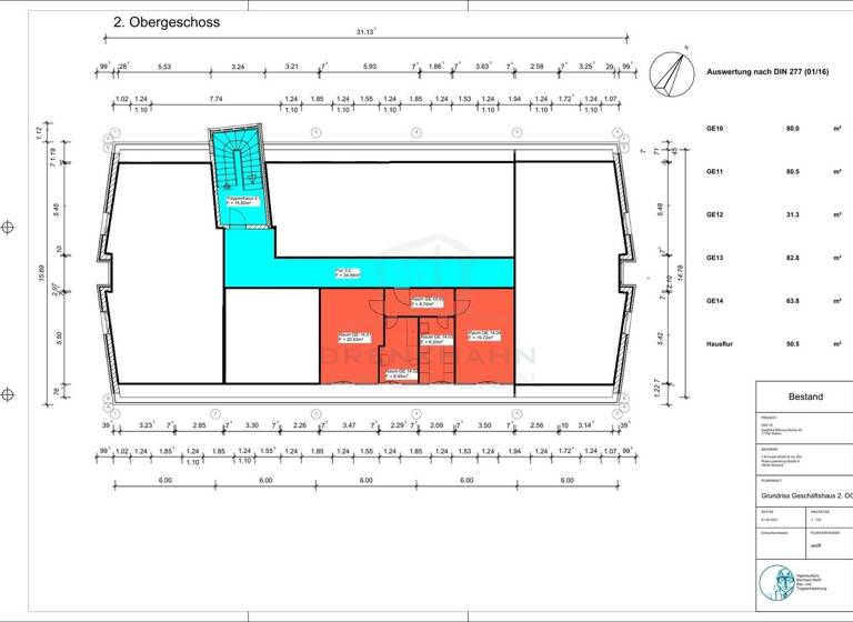 Bürofläche zur Miete provisionsfrei 7,50 € 3 Zimmer 76,3 m² Bürofläche Siegfried-Marcus-Straße 20 Waren Waren (Müritz) 17192