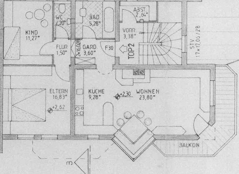 Wohnung zur Miete 1.300 € 3 Zimmer 72,3 m² Stans 6135