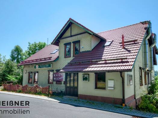Hotel zum Kauf 215.000 € 4 Zimmer 5 Betten 550 m² Gastrofläche 659 m² Grundstück Suhl Suhl 98528