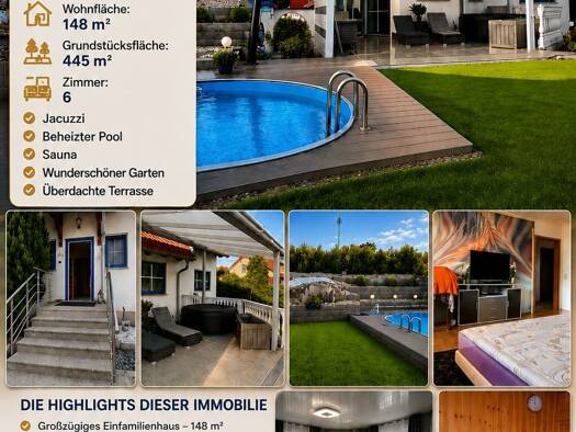Einfamilienhaus zum Kauf provisionsfrei 480.000 € 6 Zimmer 148 m² 450 m² Grundstück frei ab sofort Eisenberg (Pfalz) 67304