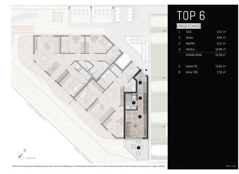 Studio zum Kauf - Erstbezug provisionsfrei 359.900 € 1 Zimmer 32,4 m² EG Anton-Rauch-Straße 23 Mühlau Innsbruck 6020