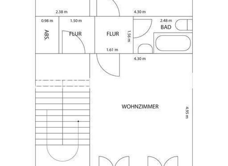 Studio zur Miete Tauschwohnung 950 € 2 Zimmer 52 m² 1. Geschoss St. Georg Hamburg 20099