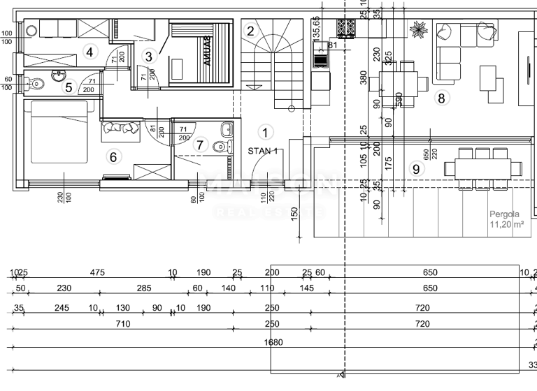 Doppelhaushälfte zum Kauf 665.000 € 5 Zimmer 350 m² Grundstück Krk 51500